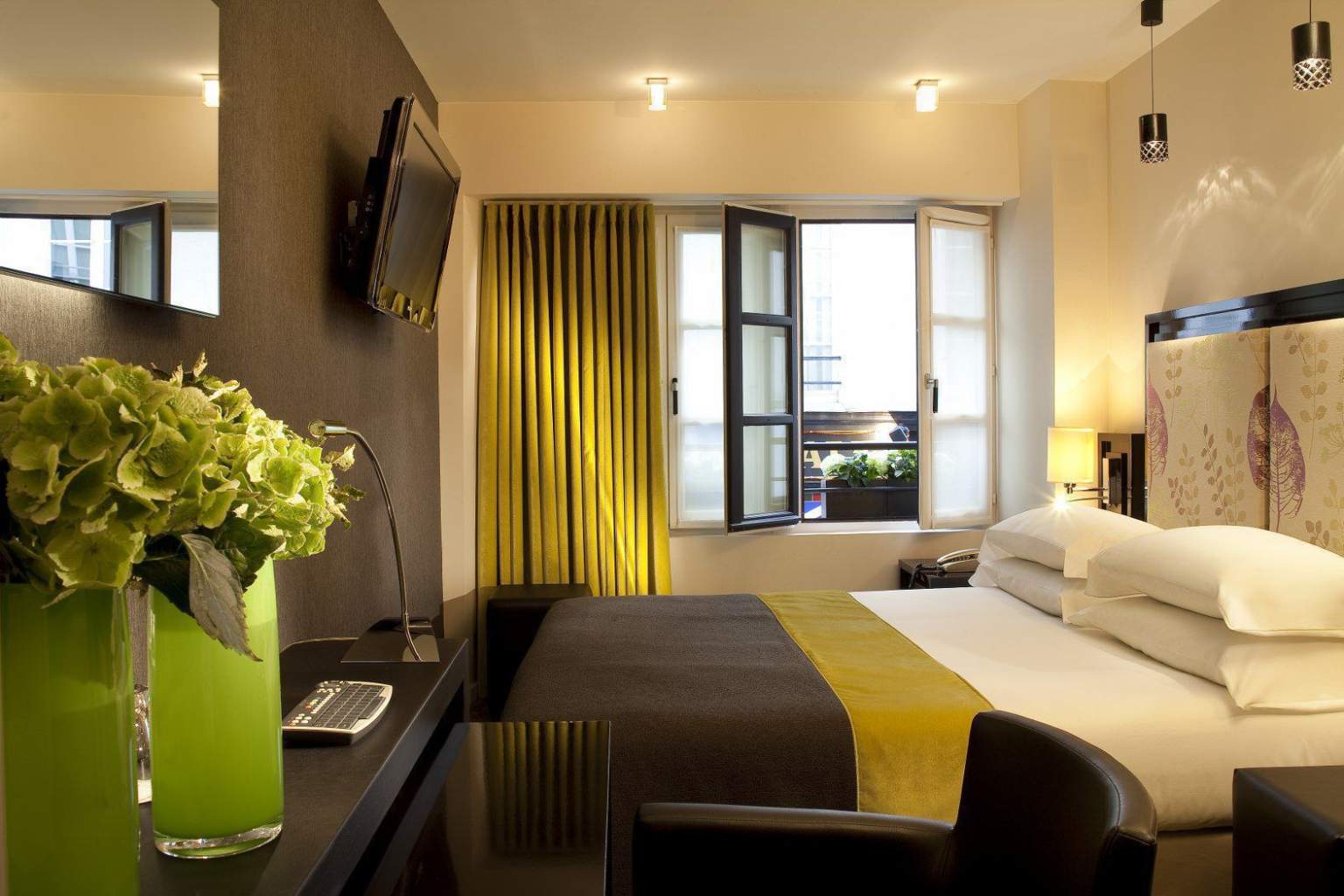 Foto habitación doble Hotel Caron París