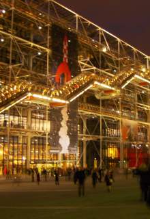 Pompidou Center, near Hotel Caron Le Marais, in Paris